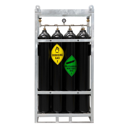 12 Pack - G Size Cylinder Industrial Oxygen Gas Pack 